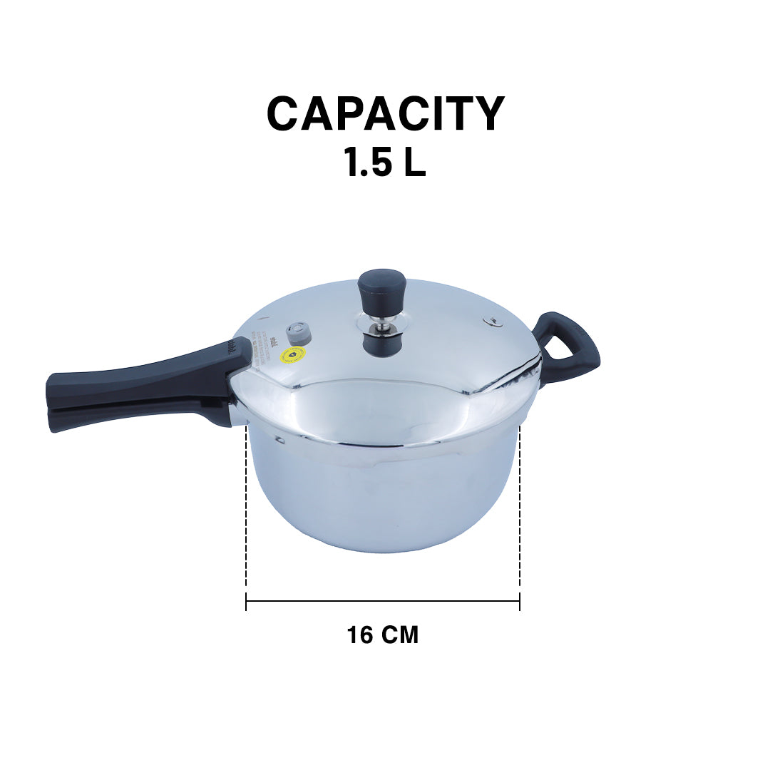 Triply Express Cooker (1L / 1.5L / 3L / 5L / 6L / 8L – SS)