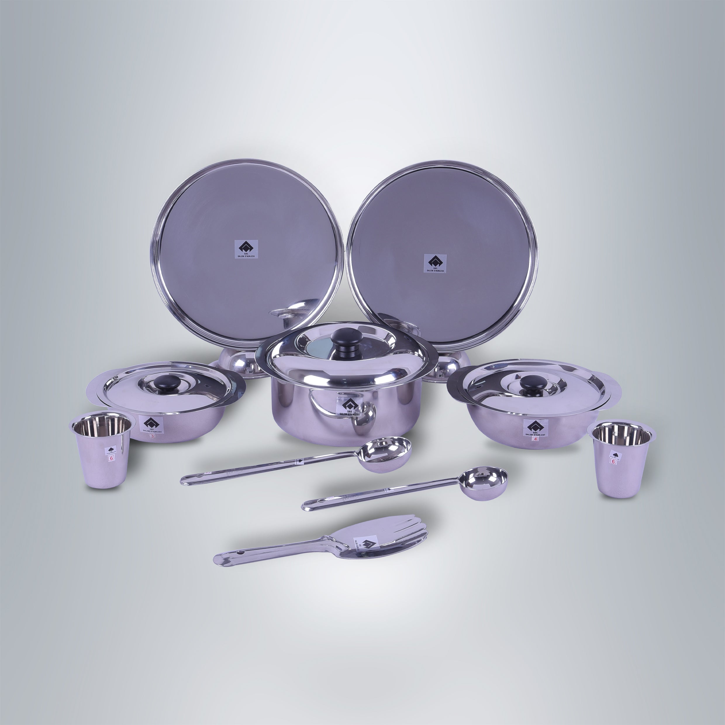 SAIL Salem Stainless 10 Pcs Salad Dinner Set