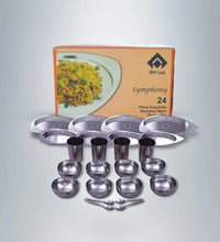SAIL Salem Stainless 24 Pcs Symphony Dinner Set - Ramss Salem Stainless