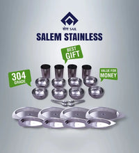 SAIL Salem Stainless 24 Pcs Symphony Dinner Set - Ramss Salem Stainless