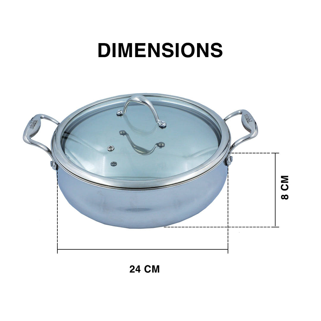 Artisan Biryani Handi (24CM/ 28CM/ 32CM-SS)