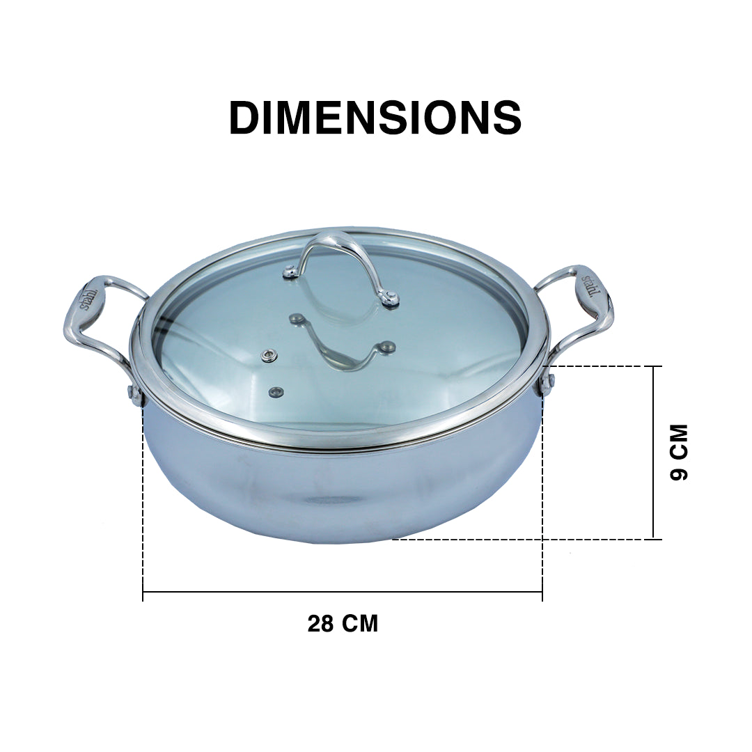 Artisan Biryani Handi (24CM/ 28CM/ 32CM-SS)