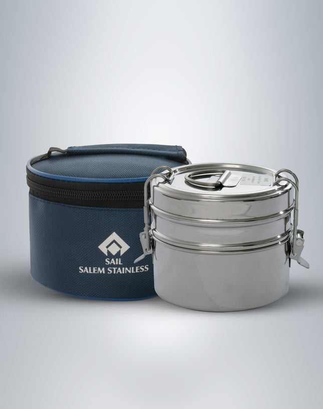 SAIL Salem Stainless 2 Layer Lunch Box