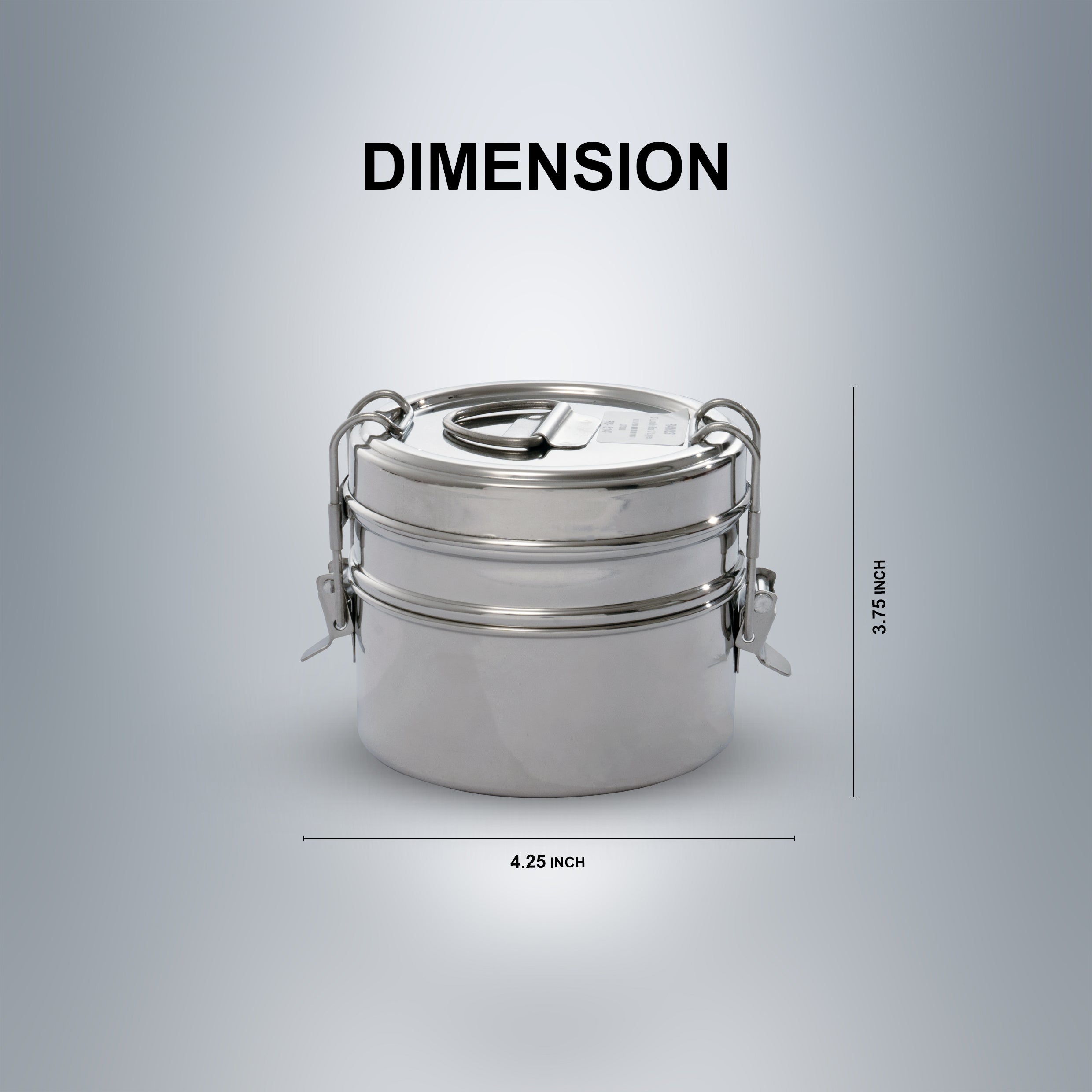 SAIL Salem Stainless 2 Layer Lunch Box