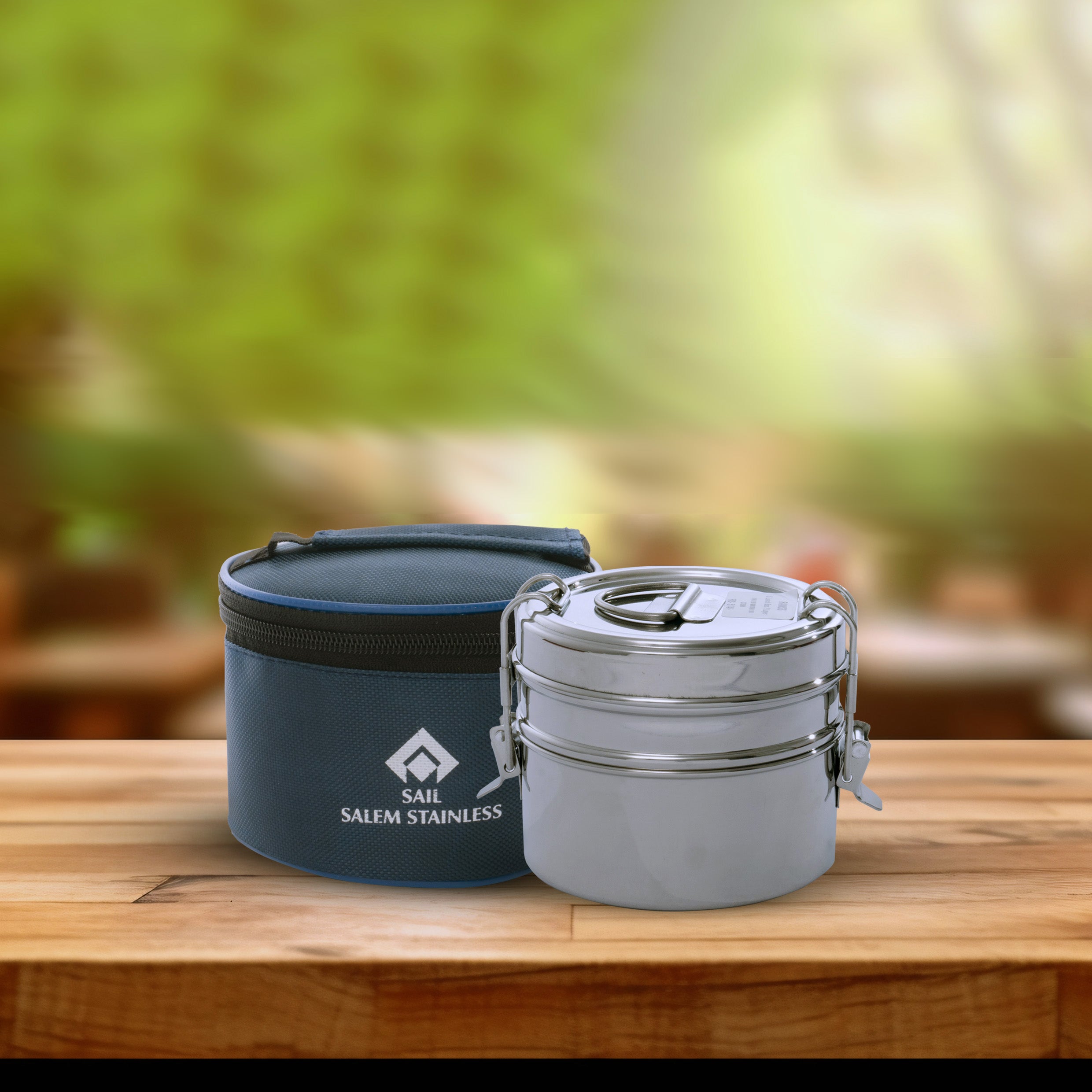 SAIL Salem Stainless 2 Layer Lunch Box