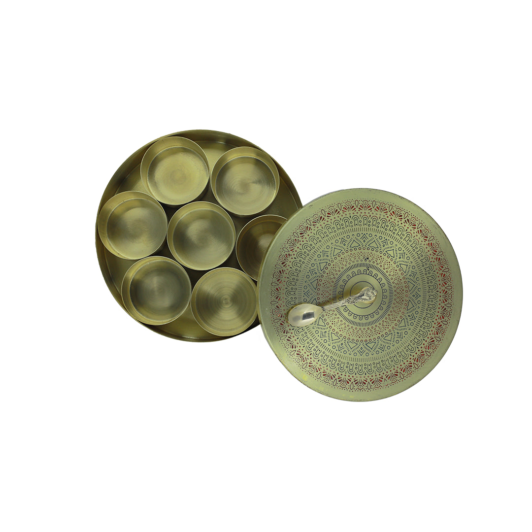 Ultima Brass Spice Box 25G / 75G Brass