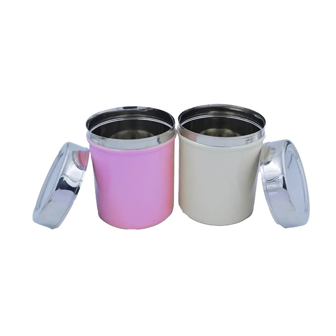 SAIL 2 Pcs Coloured Storage Set (1000ml – Sandal & Light Pink)