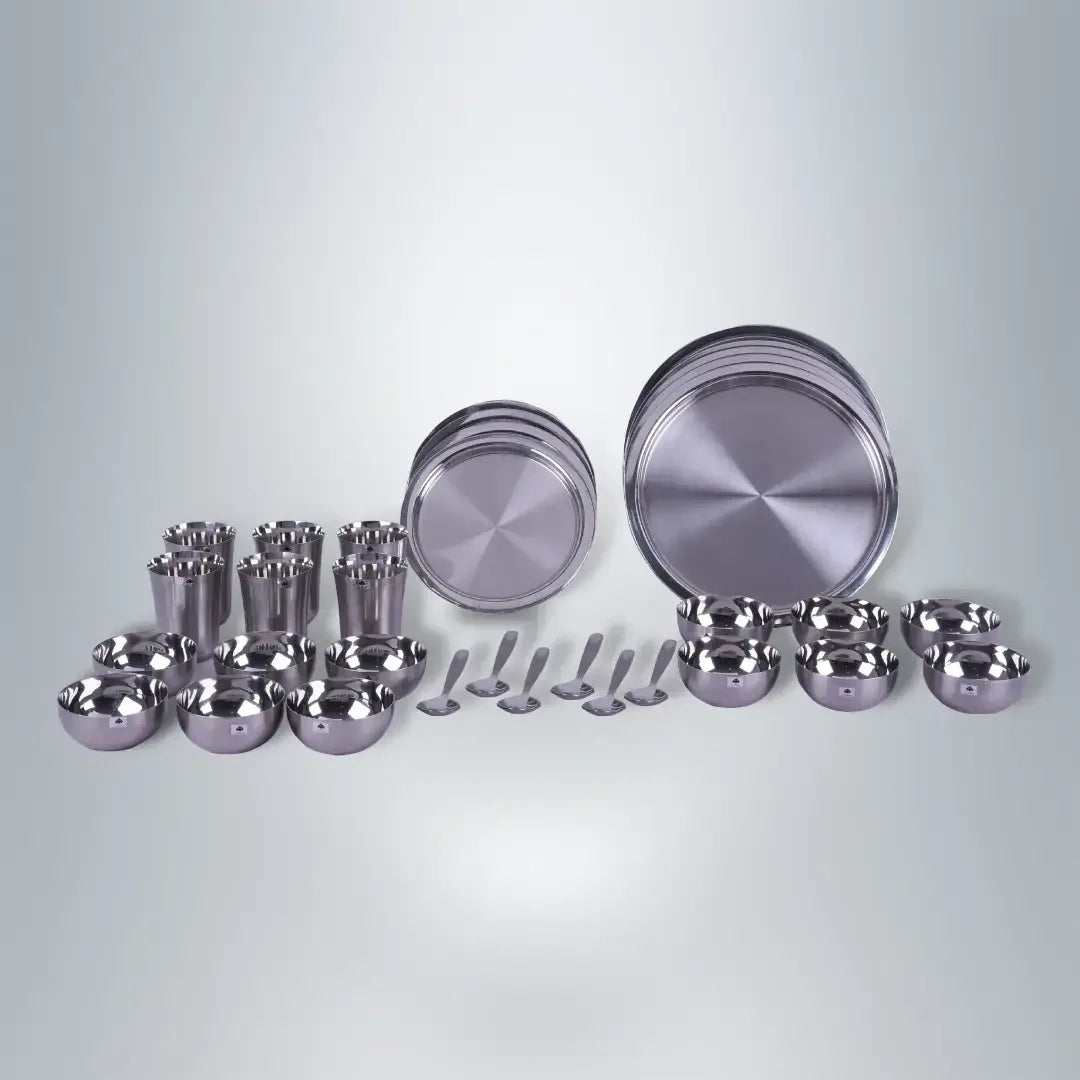 SAIL Salem Stainless 36 Pcs Odyssey Elite Dinner Set - Ramss Salem Stainless