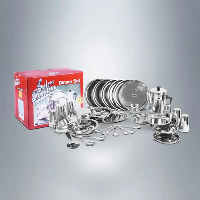 SAIL Salem Stainless 37 Pcs Dinner Set - Ramss Salem Stainless