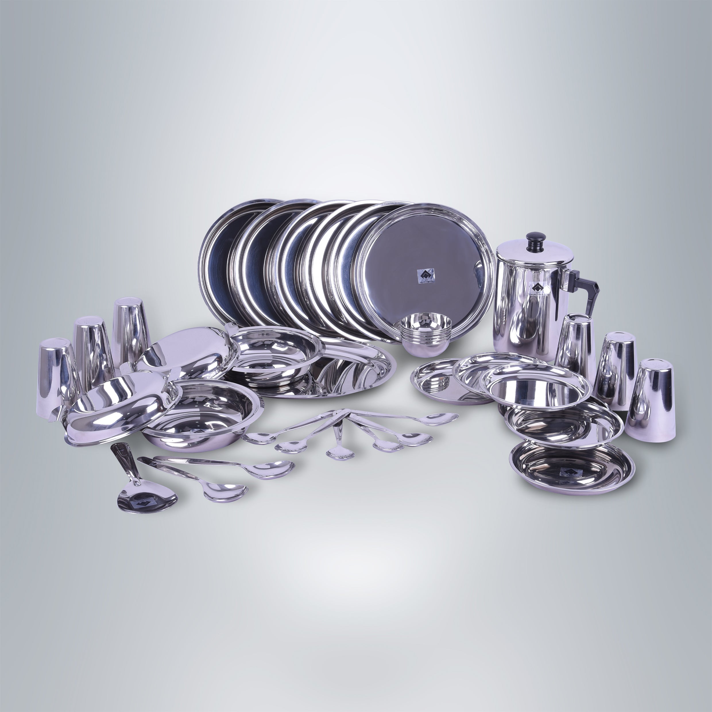 SAIL Salem Stainless 37 Pcs Dinner Set