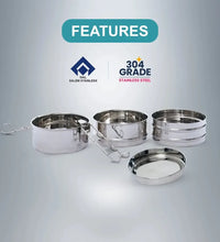 SAIL Salem Stainless 3 Layer Lunch Box - Ramss Salem Stainless
