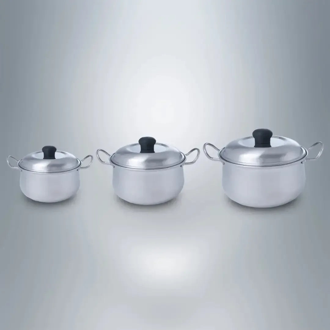 SAIL 3 Pcs Odyssey Sauce Pan Set - Ramss Salem Stainless