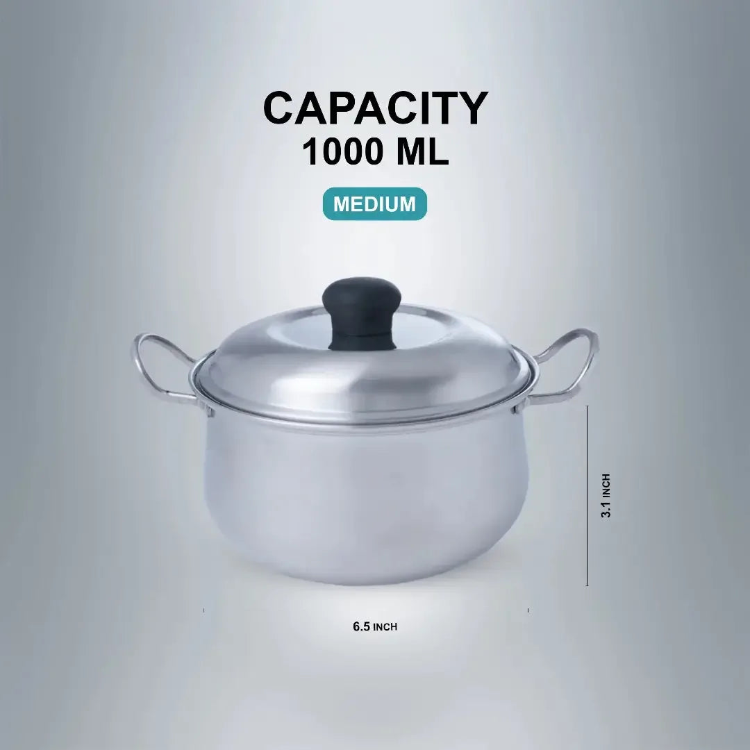 SAIL 3 Pcs Odyssey Sauce Pan Set - Ramss Salem Stainless