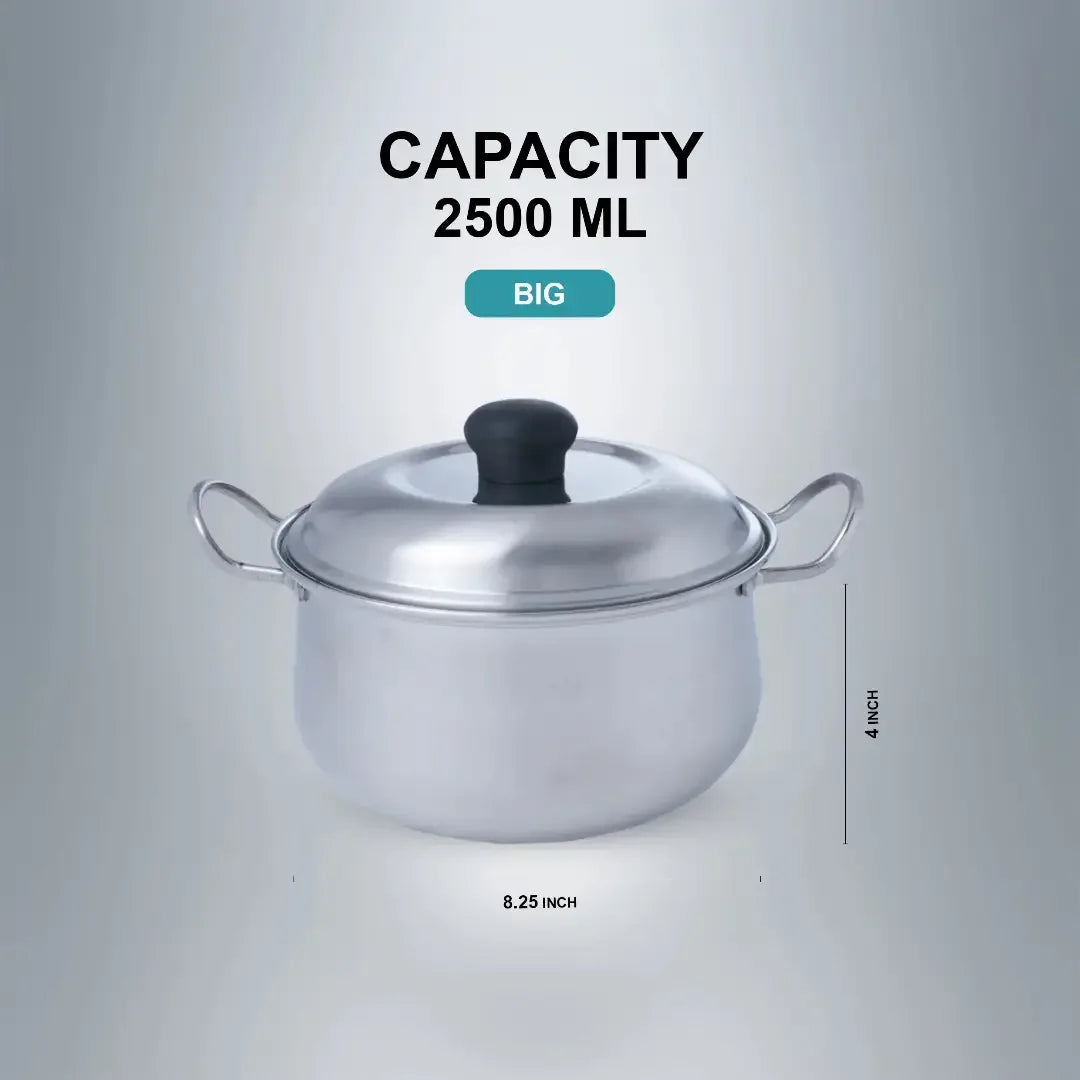 SAIL 3 Pcs Odyssey Sauce Pan Set - Ramss Salem Stainless