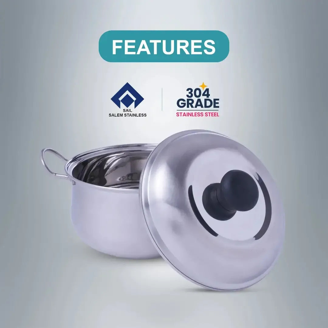 SAIL 3 Pcs Odyssey Sauce Pan Set - Ramss Salem Stainless