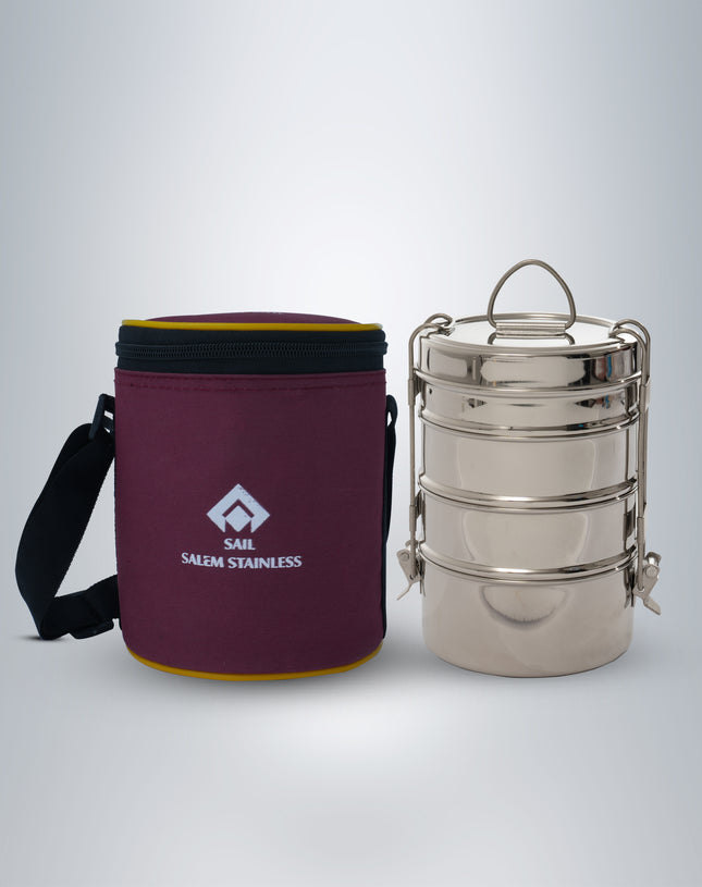 SAIL Salem Stainless 4 Layer Lunch Box