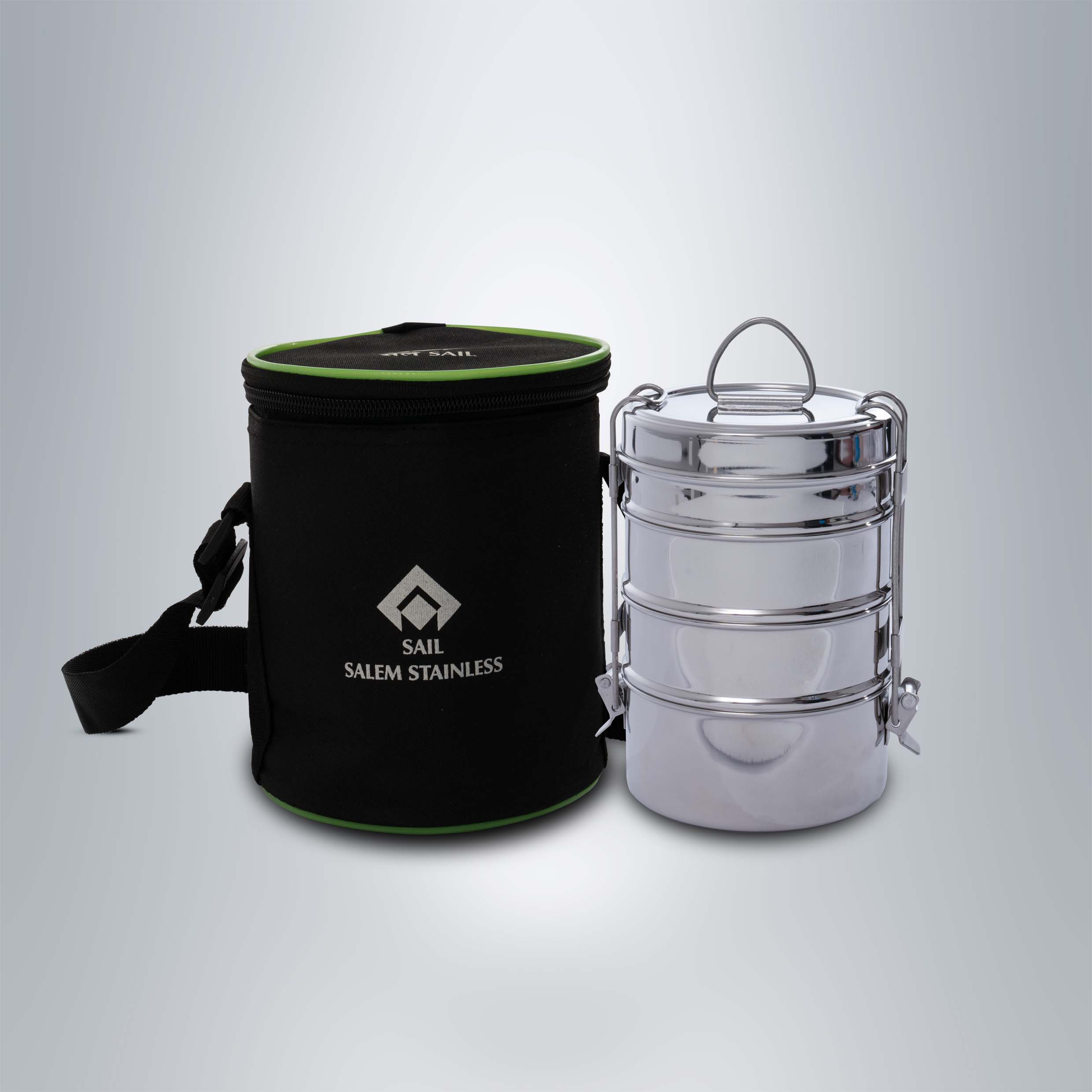 SAIL Salem Stainless 4 Layer Lunch Box