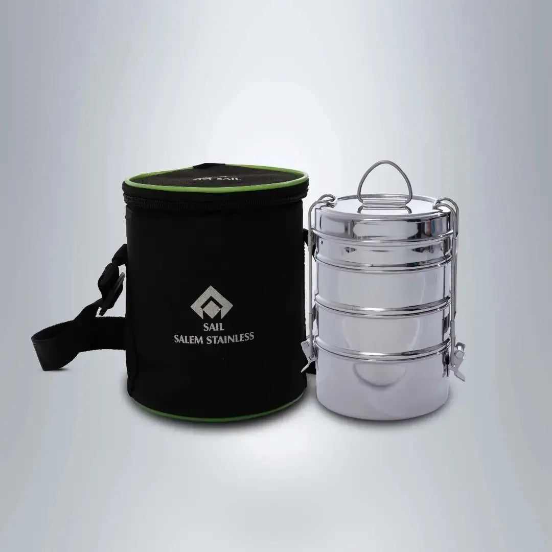 SAIL Salem Stainless 4 Layer Lunch Box - Ramss Salem Stainless