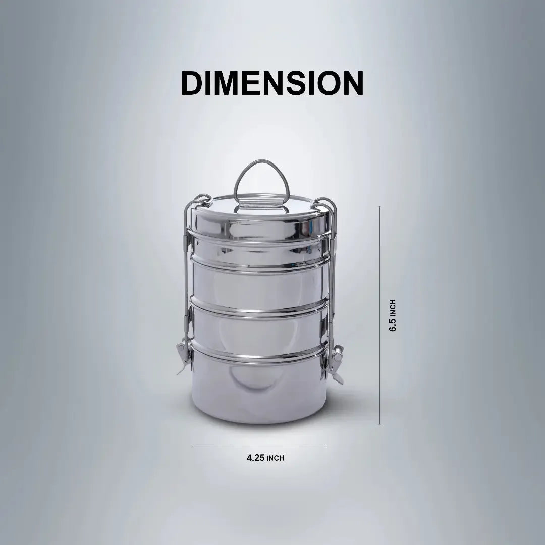 SAIL Salem Stainless 4 Layer Lunch Box - Ramss Salem Stainless