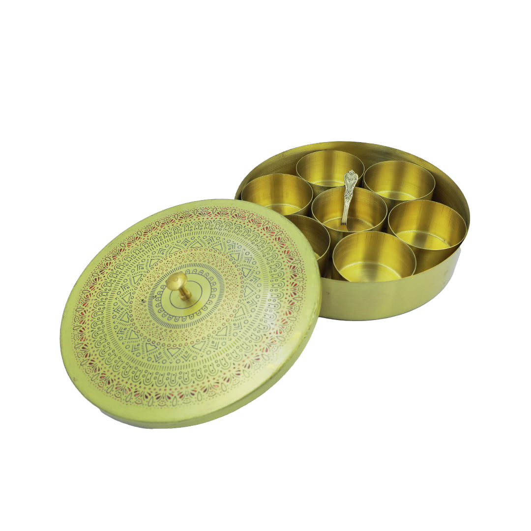 Ultima Brass Spice Box 25G / 75G Brass