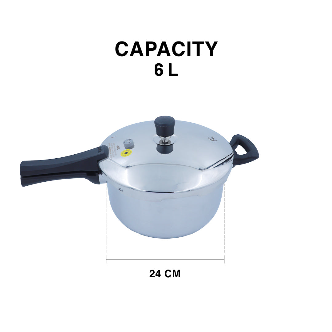 Triply Express Cooker (1L / 1.5L / 3L / 5L / 6L / 8L – SS)