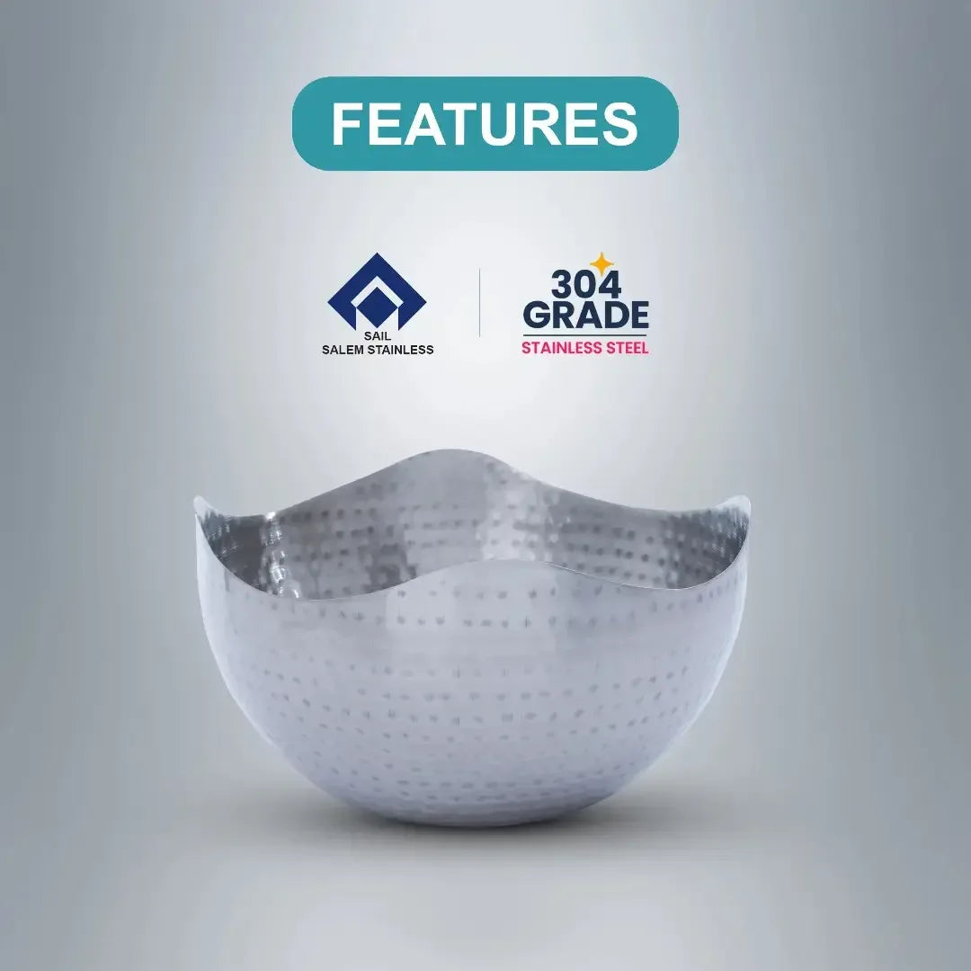 SAIL Met Arabian Fruit Bowl (Antique) - Ramss Salem Stainless