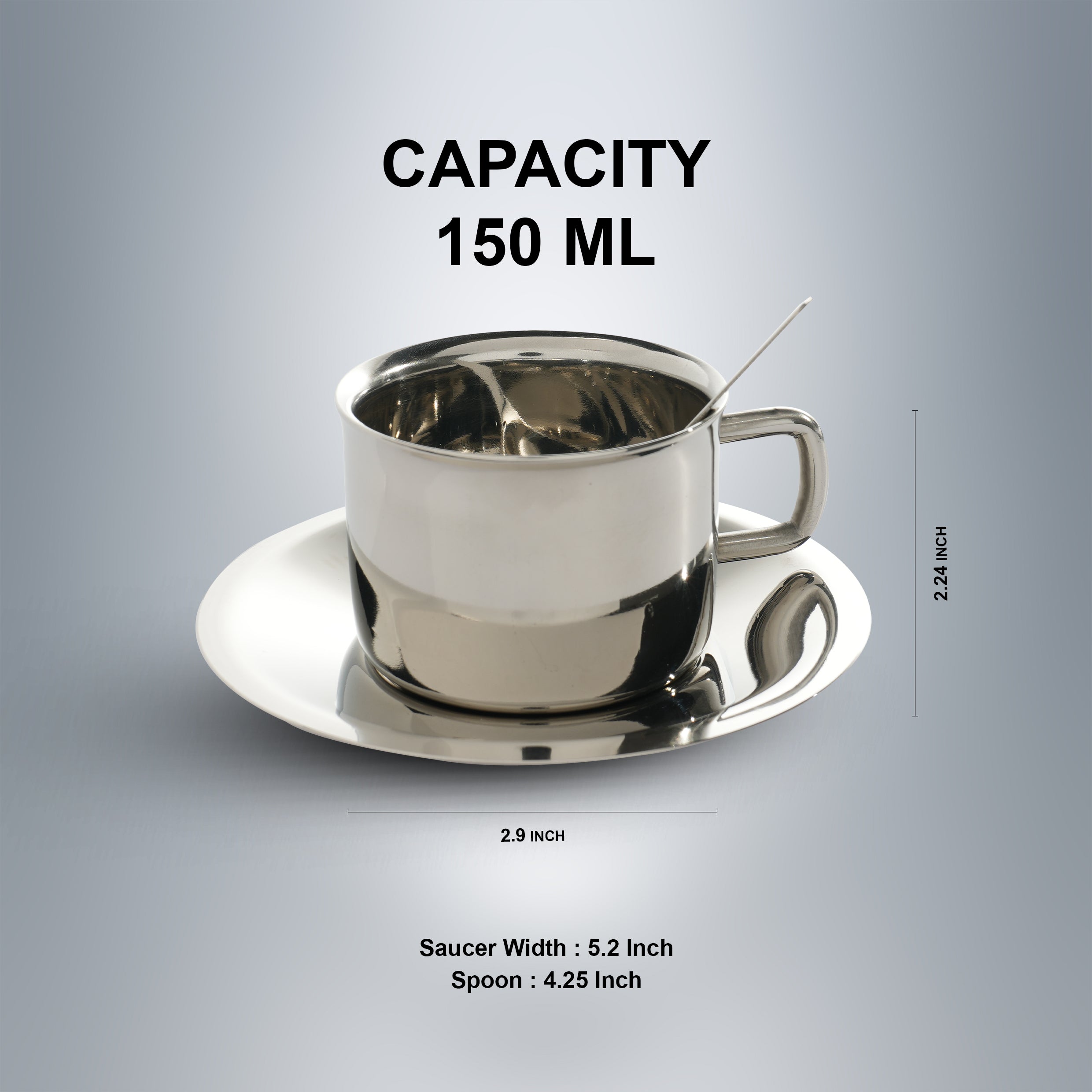 SAIL Cup & Saucer Set of 2
