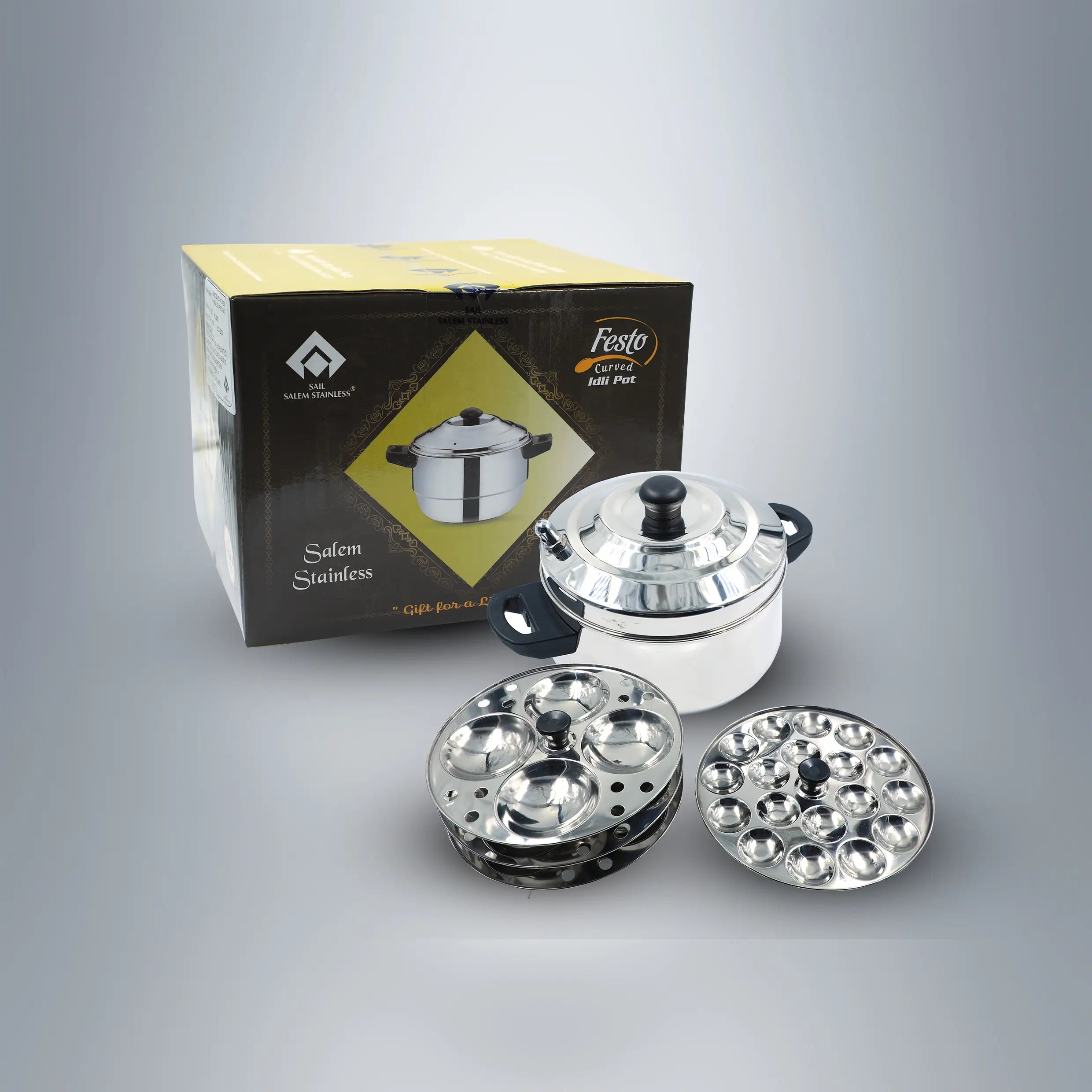 SAIL Curved Idli Pot