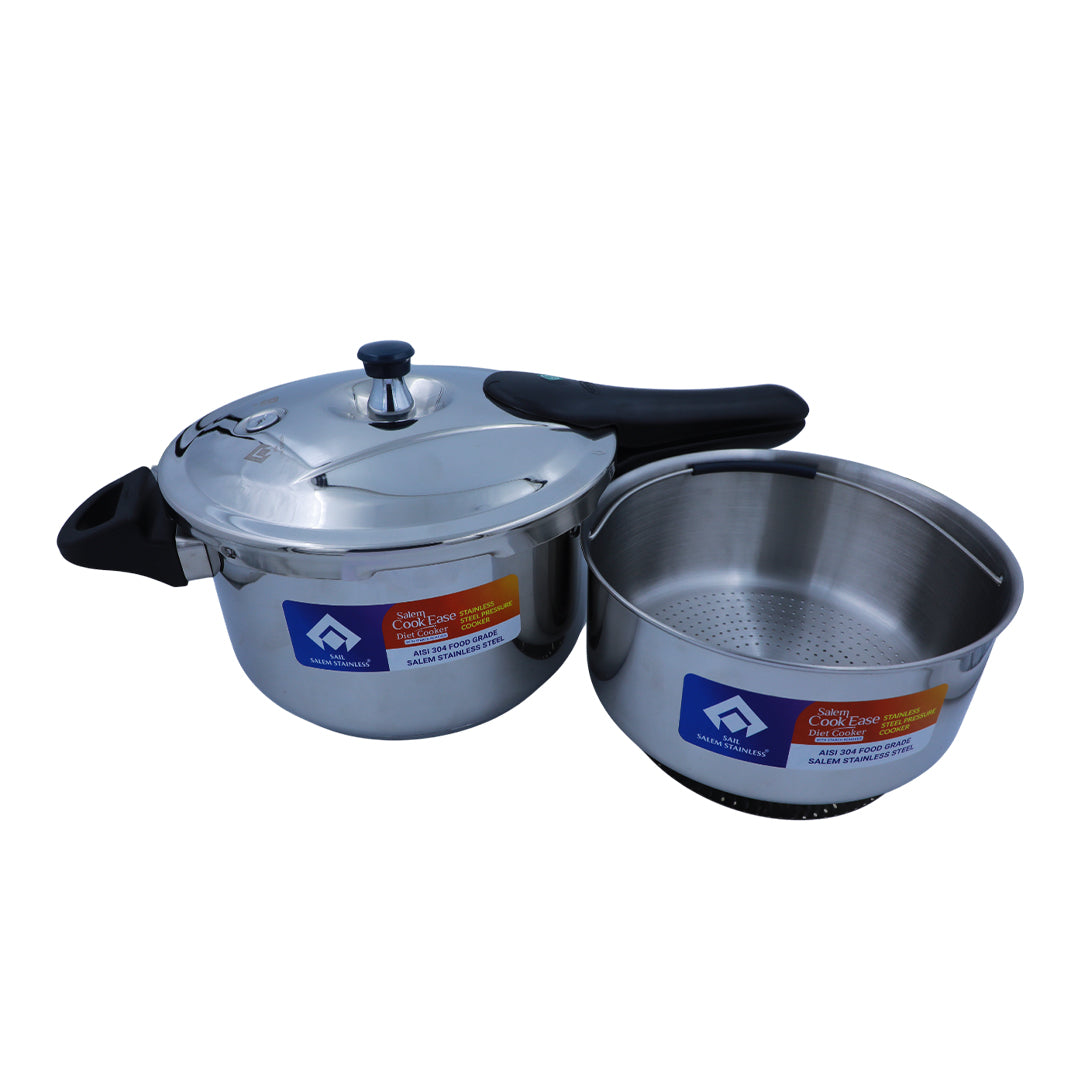 SAIL Pressure Cooker (Diet Cooker – 5.5L, Stainless Steel)