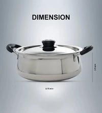SAIL Salem Stainless Handi with Lid (Dewani Handi) - Ramss Salem Stainless