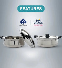 SAIL Salem Stainless Handi with Lid (Dewani Handi) - Ramss Salem Stainless