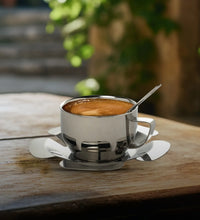 SAIL Cup & Saucer - Laser Cut (Cool Coffee Set) - Ramss Salem Stainless