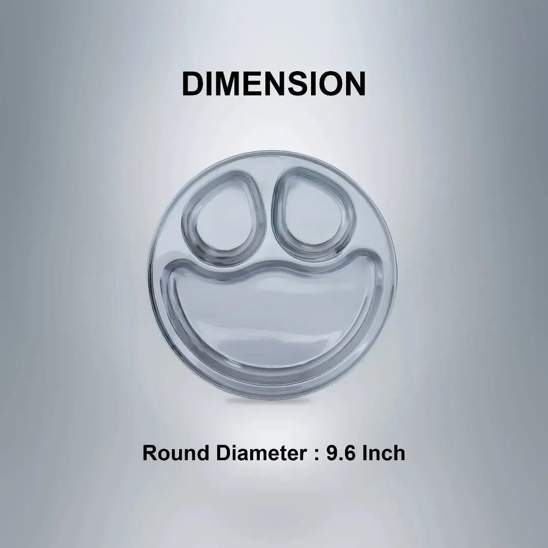 SAIL Salem Stainless MICKEY MOUSE 3 in 1 Compartment Plate - Ramss Salem Stainless