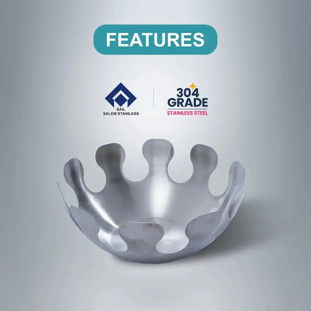 SAIL Met Denso Fruit Bowl - Ramss Salem Stainless