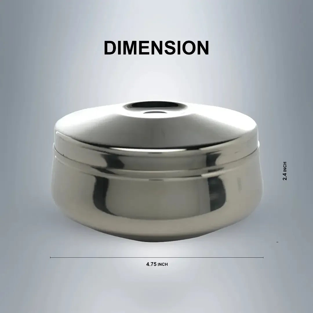 SAIL Salem Stainless Nuts Container with Lid(Ambrosia) Set of 4 - Ramss Salem Stainless