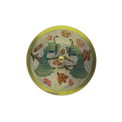 Peacock Brass Spice Box 50G