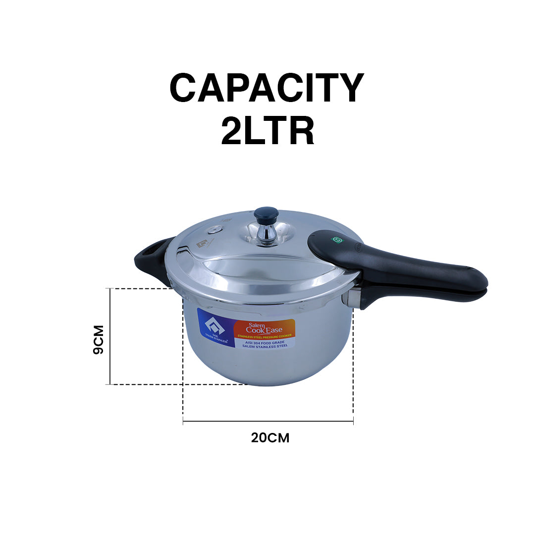 SAIL Pressure Cooker (Stainless Steel – 2L, 3L & 5.5L)