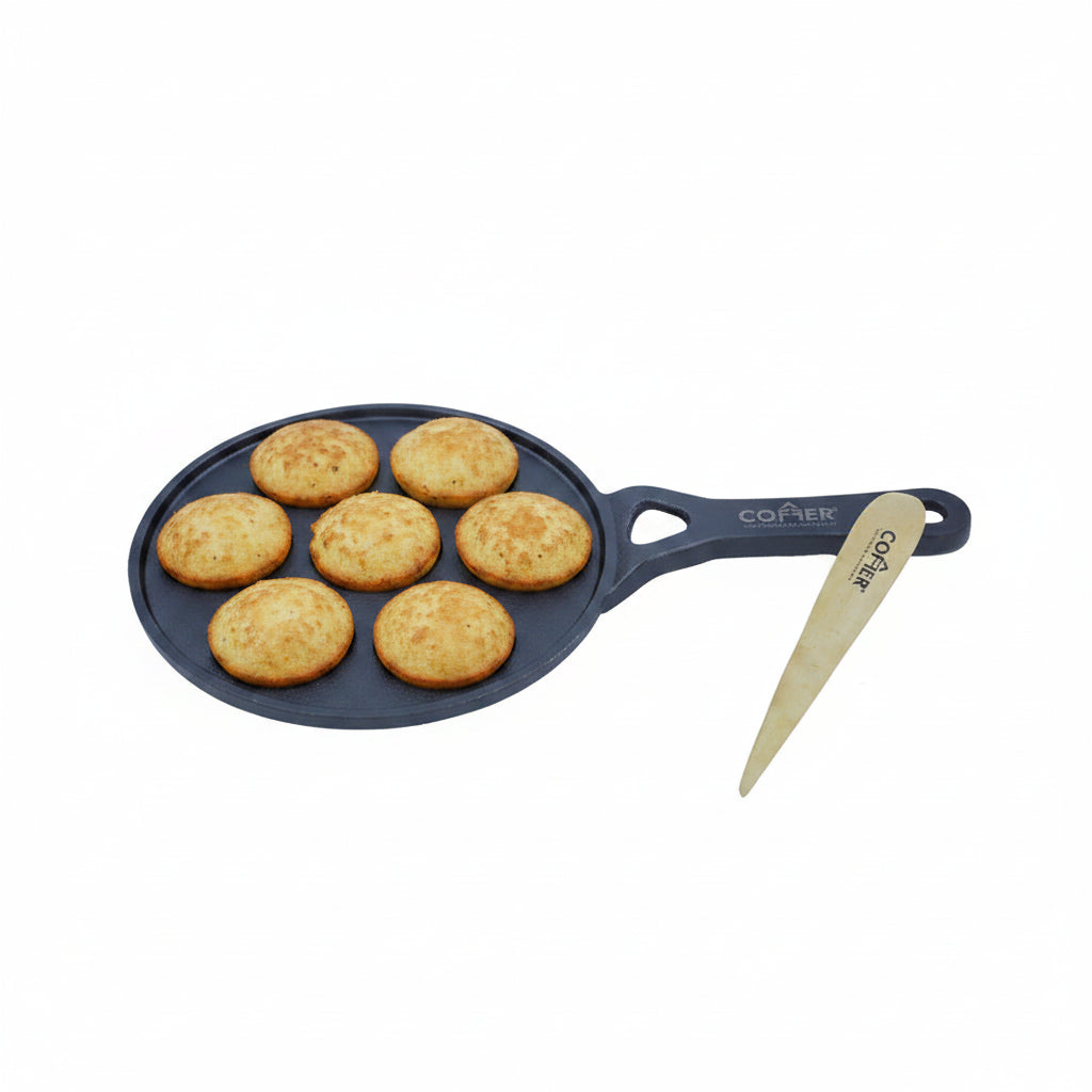 Cast Iron Panniyarkal 7 Pit 12 pit 20CM 26CM Cast Iron