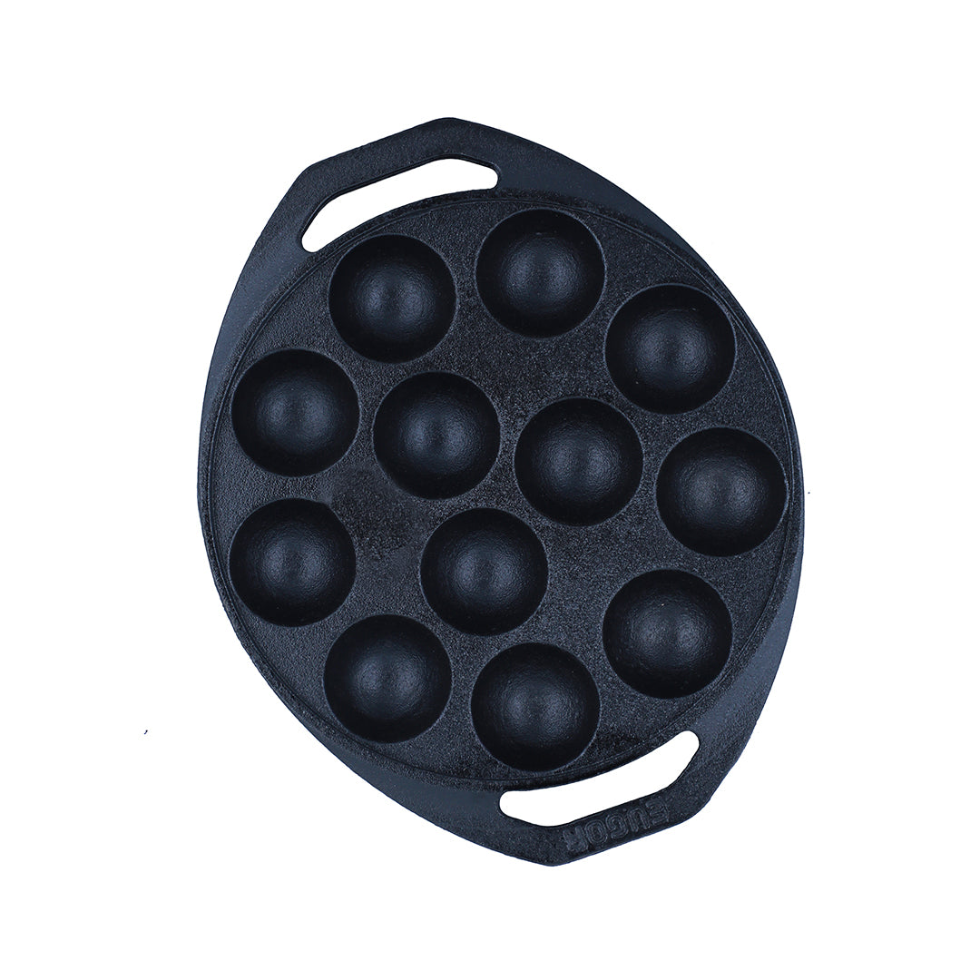 Cast Iron Panniyaram Maker 12 Pit Cast Iron