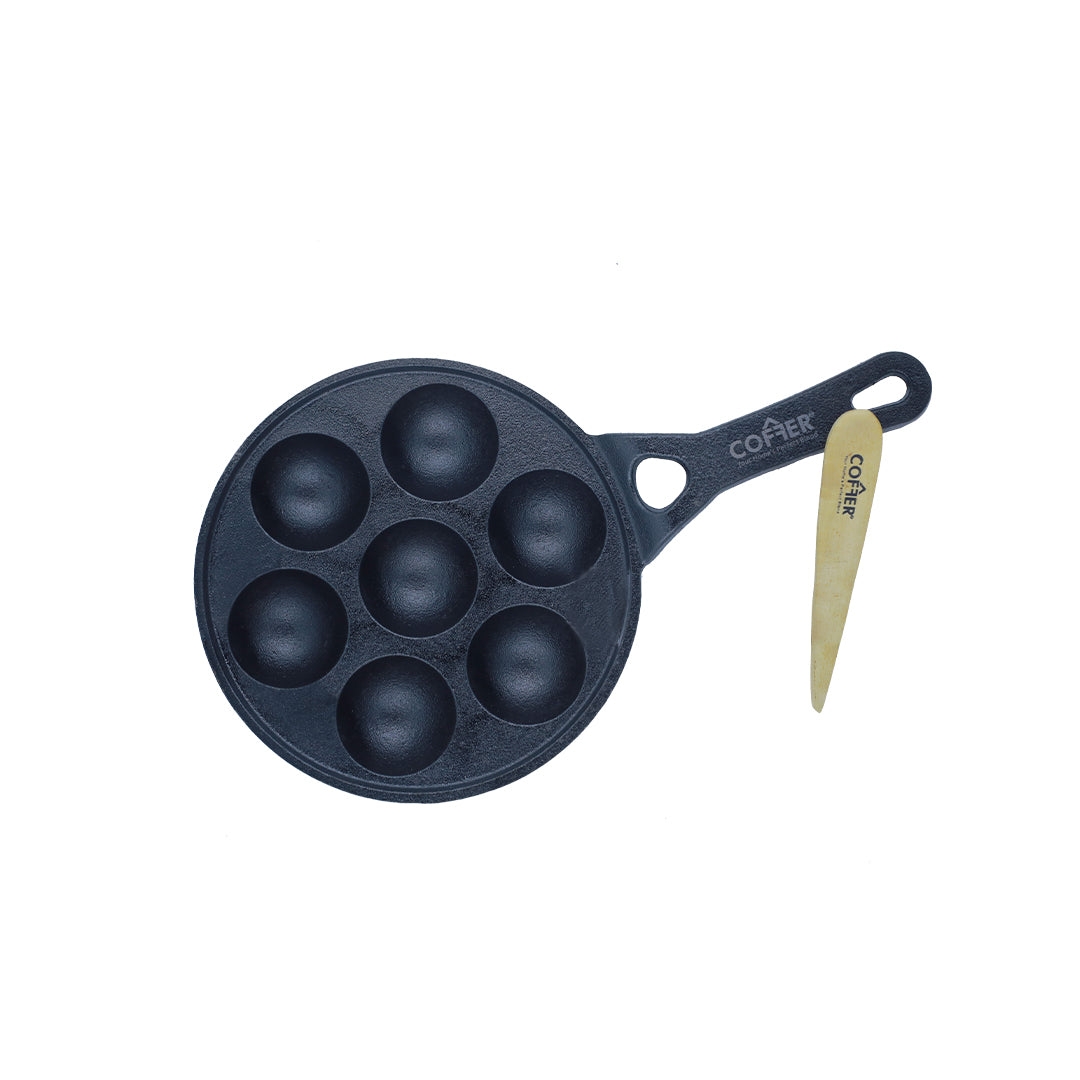 Cast Iron Panniyarkal 7 Pit 12 pit 20CM 26CM Cast Iron