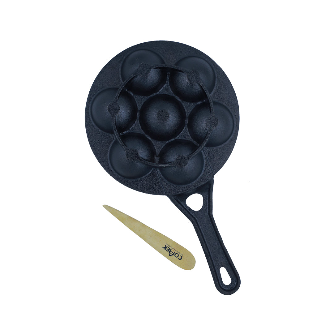 Cast Iron Panniyarkal 7 Pit 12 pit 20CM 26CM Cast Iron