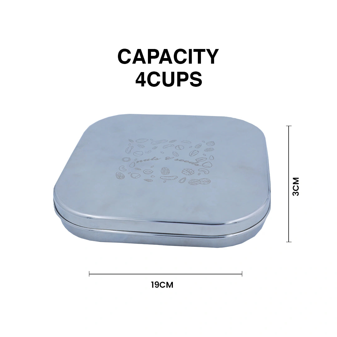 SAIL Saga Nuts & Seeds Container (4 Cups – SS)