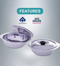 SAIL 3 PCS Salad Bowl Set - Ramss Salem Stainless