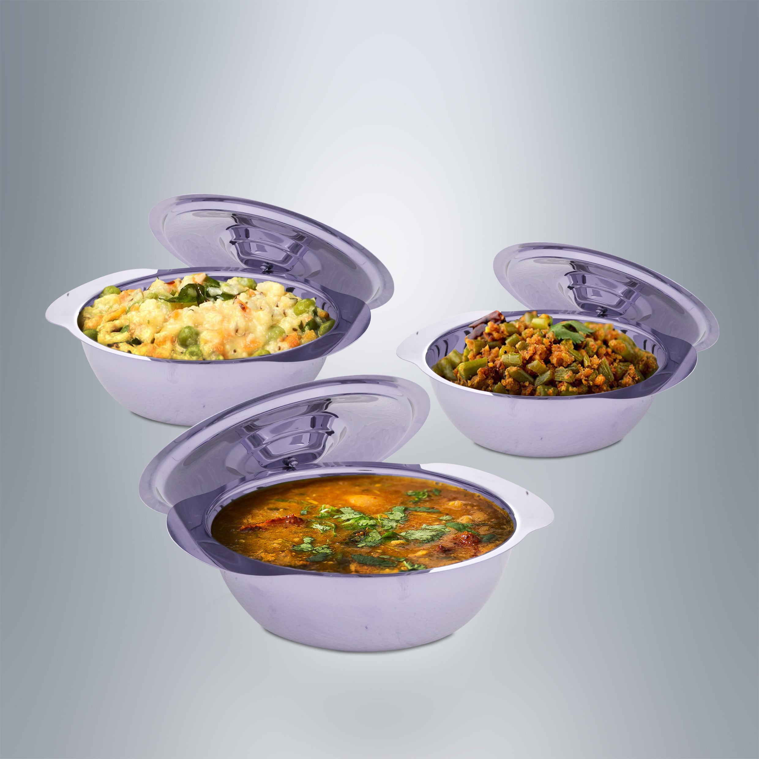 SAIL 3 PCS Salad Bowl Set