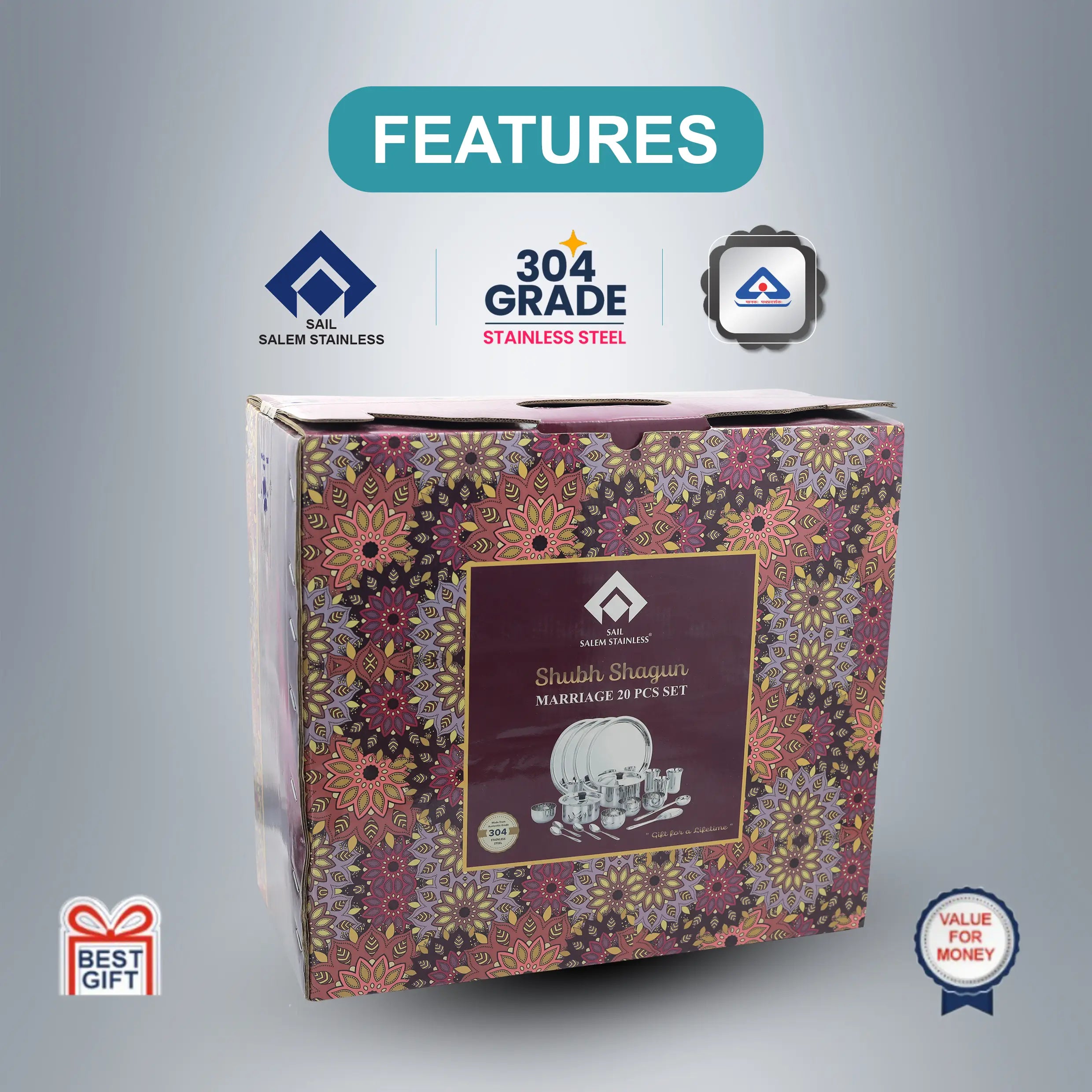 SAIL 20 Pcs Shubh Shagun Marriage Set
