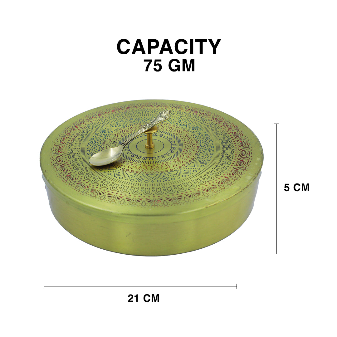 Ultima Brass Spice Box 25G / 75G Brass