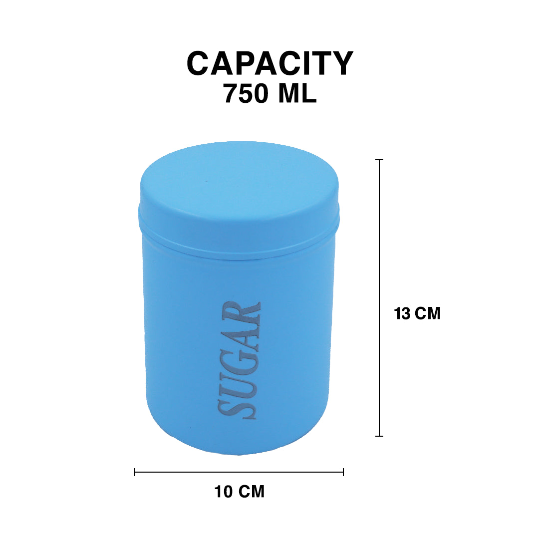 SAIL 3 Pcs Coloured Storage Set (750ml – Light Blue, Peach & Cream)