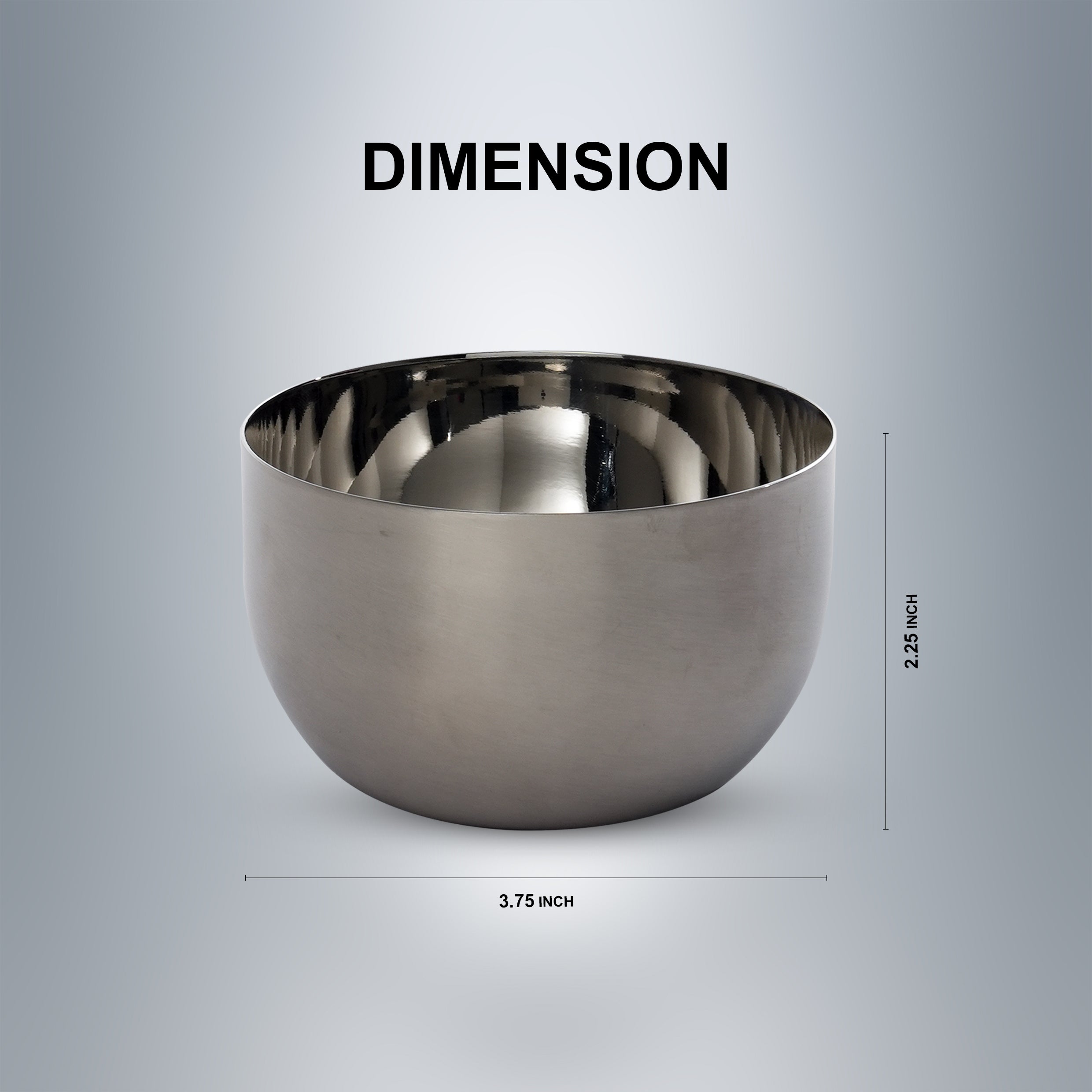 SAIL Salem Stainless Small Serving Bowl (Swagat Set) Set of 6