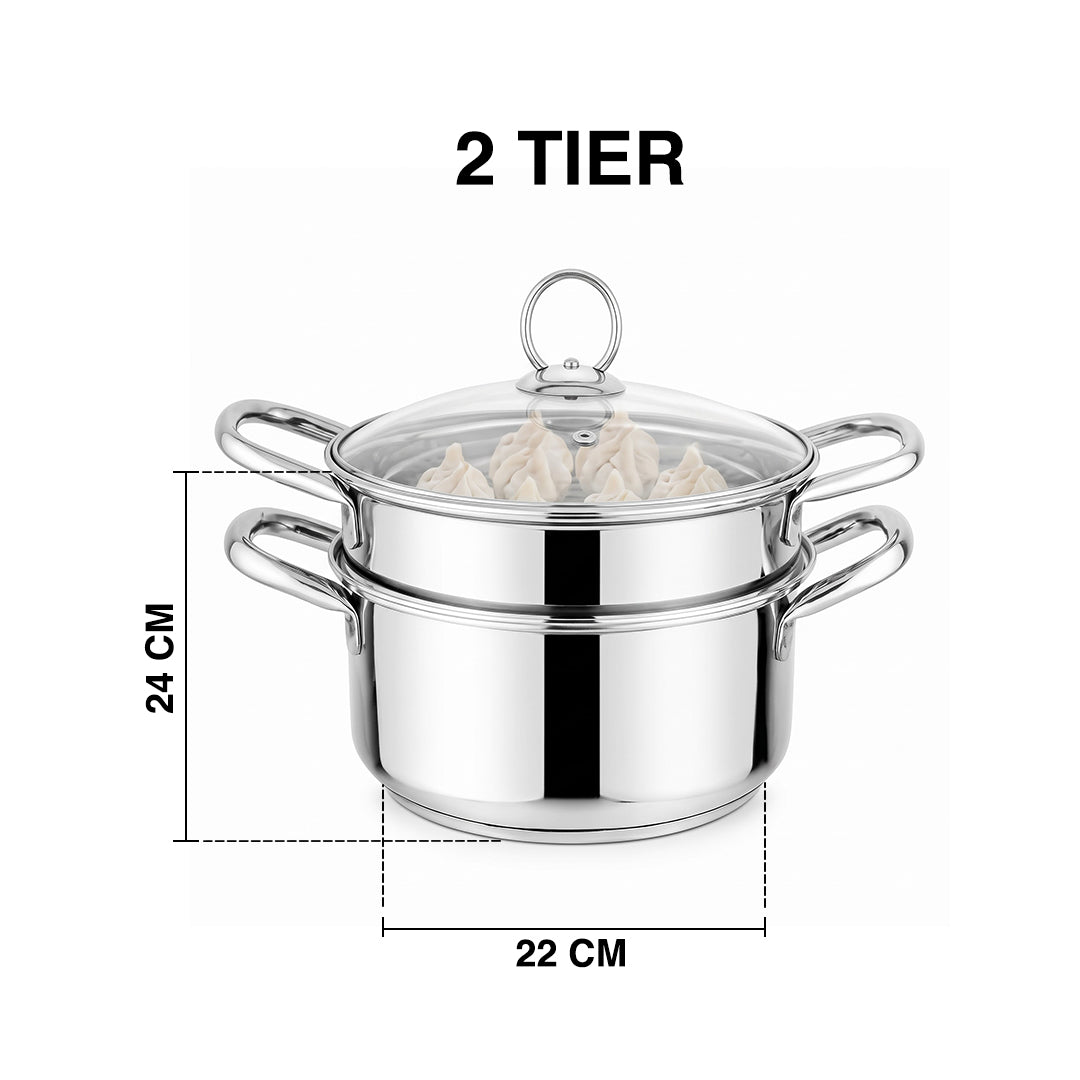 Steamer Pot 2Tier/3Tier