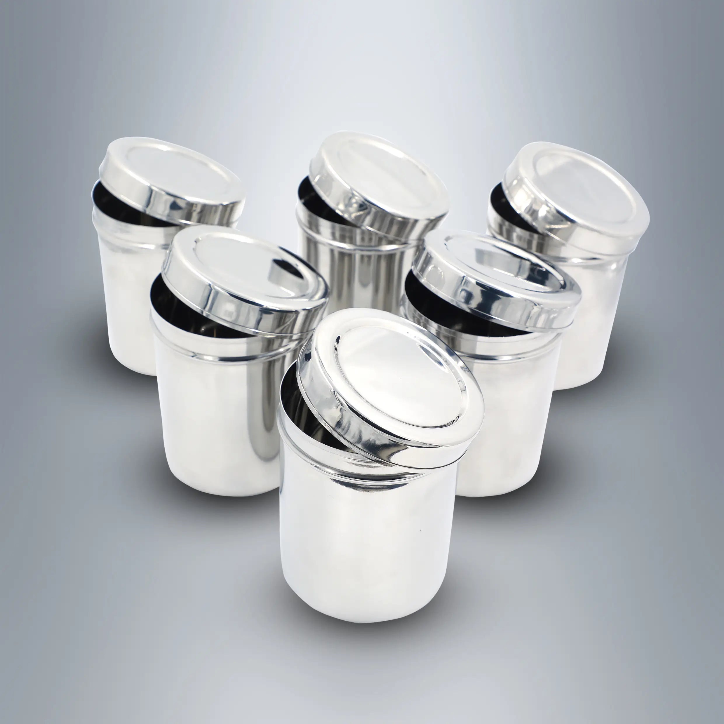 SAIL Storage Vessel with Lid – Set of 6 (750ML & 500ML)